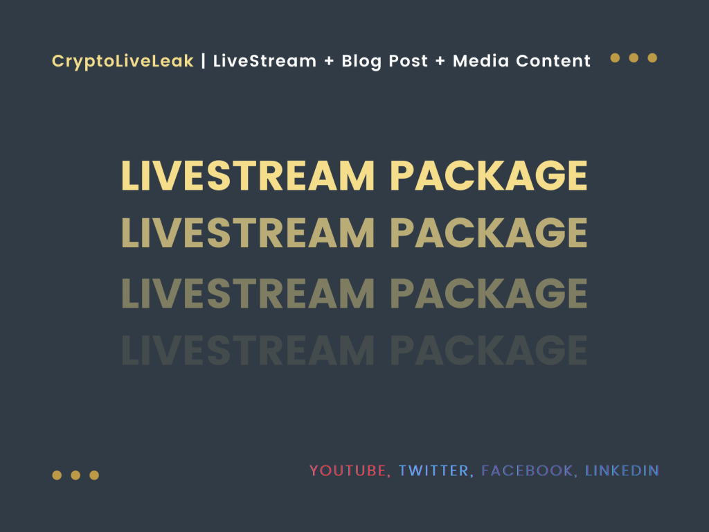 The CryptoLiveLeak LiveStream Package