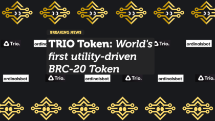 TRIO Token: World's first utility-driven BRC-20 Token