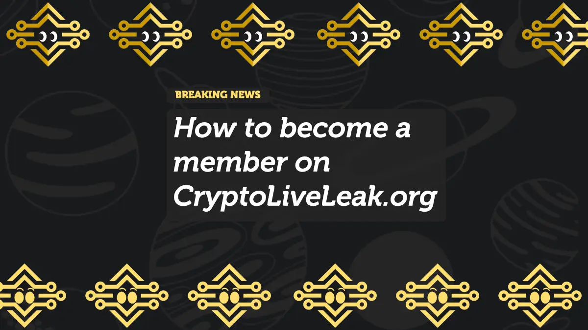 How to Become a Member on CryptoLiveLeak.org