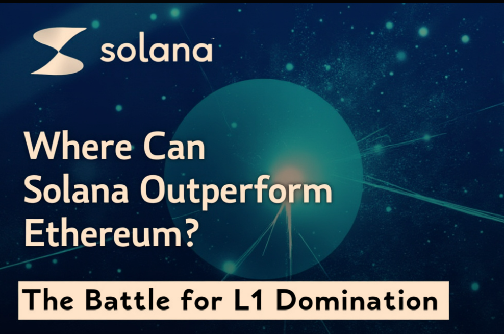 Where Can Solana Outperform Ethereum? The Battle for L1 Dominance