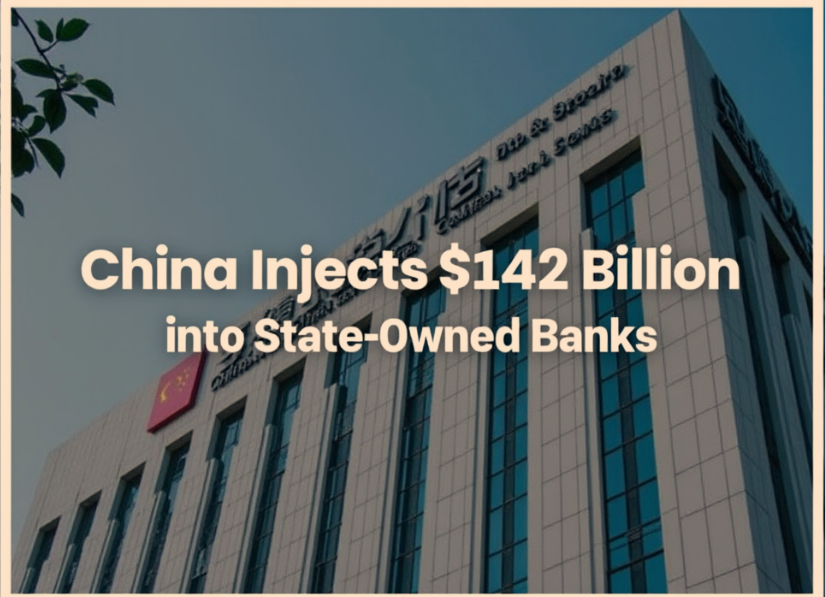 China Injects $142 Billion into State-Owned Banks – A Lifeline for Its Struggling Economy