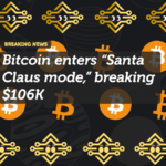 Bitcoin enters “Santa Claus mode,” breaking $106K