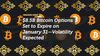 $8.5B Bitcoin Options Set to Expire on January 31—Volatility Expected