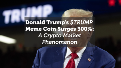 Donald Trump's $TRUMP Meme Coin Surges 300%: A Crypto Market Phenomenon