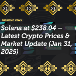 Solana at $238.04 – Latest Crypto Prices & Market Update (Jan 31, 2025)