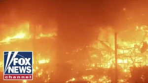 Devastating wildfires rage on in Los Angeles, leaving destruction in their wake.