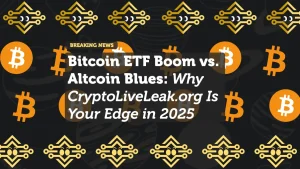 Bitcoin ETF Boom vs. Altcoin Blues: Why CryptoLiveLeak.ORG Is Your Edge in 2025
