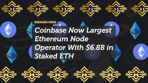 Coinbase Now Largest Ethereum Node Operator With $6.8B in Staked ETH