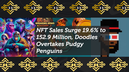 NFT Sales Surge 19.6% to 152.9 Million, Doodles Overtakes Pudgy Penguins