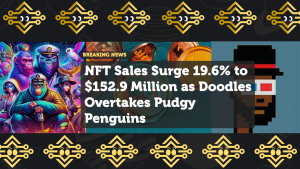 NFT Sales Surge 19.6% to $152.9 Million as Doodles Overtakes Pudgy Penguins