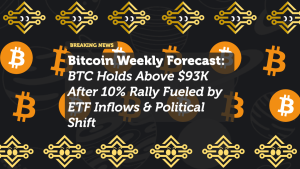 Bitcoin Weekly Forecast: BTC Holds Above $93K After 10% Rally Fueled by ETF Inflows & Political Shift