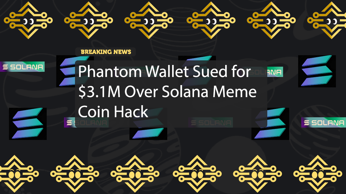 Phantom Wallet Sued for $3.1M Over Solana Meme Coin Hack