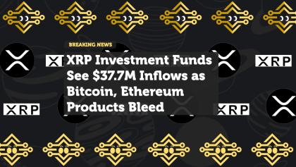 XRP Investment Funds See $37.7M Inflows as Bitcoin, Ethereum Products Bleed