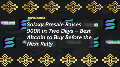 Solaxy Presale Raises 900K in Two Days – Best Altcoin to Buy Before the Next Rally