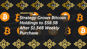 Strategy Grows Bitcoin Holdings to $58.5B After $1.34B Weekly Purchase