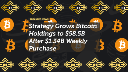 Strategy Grows Bitcoin Holdings to $58.5B After $1.34B Weekly Purchase