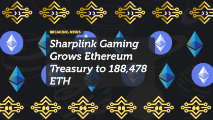 Sharplink Gaming Grows Ethereum Treasury to 188,478 ETH