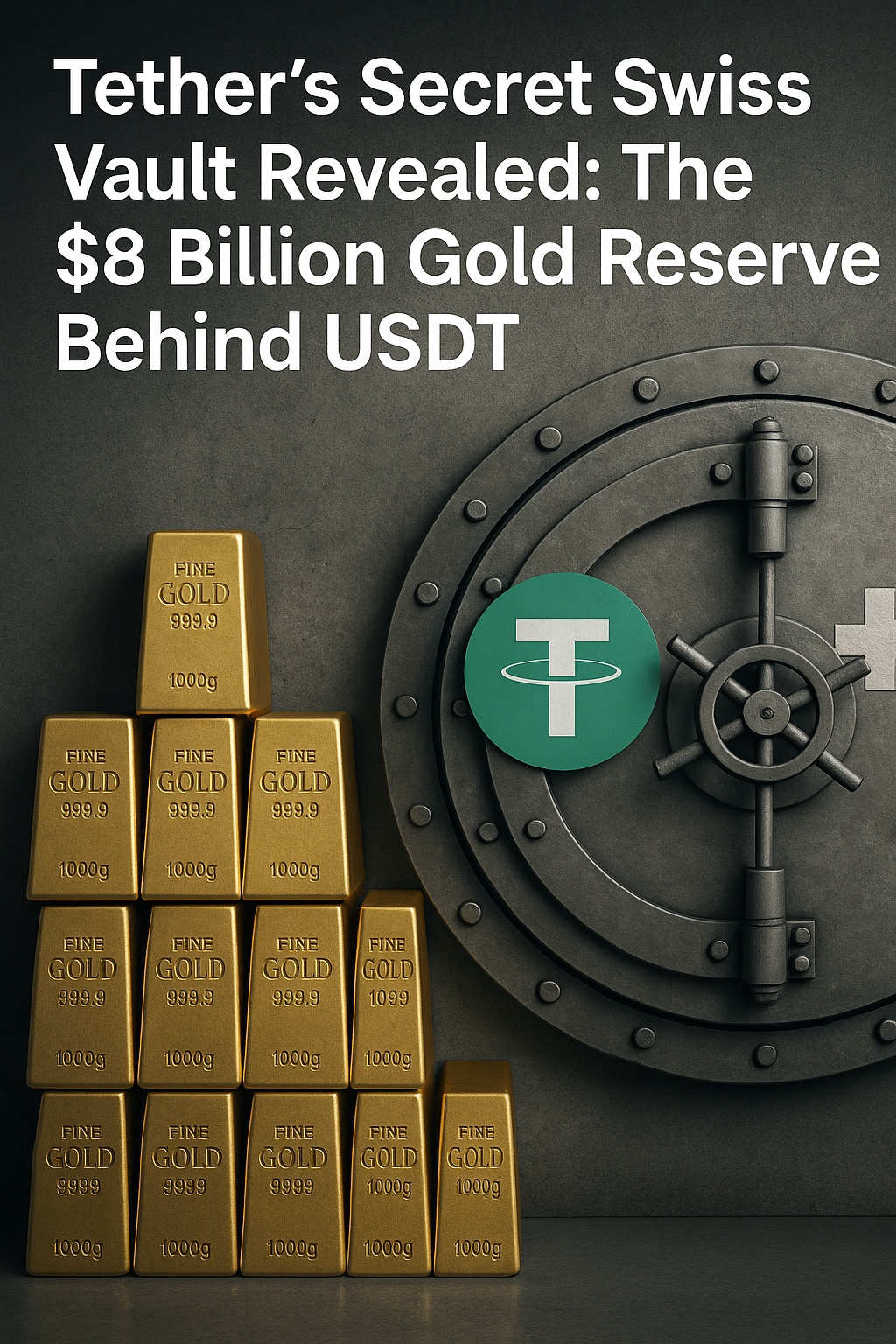 Tether’s Secret Swiss Vault Revealed: The $8 Billion Gold Reserve Behind USDT
