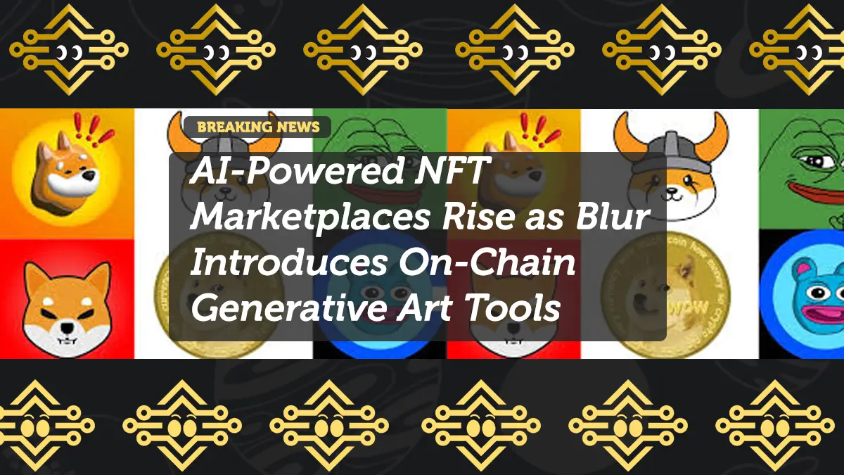 AI-Powered NFT Marketplaces Rise as Blur Introduces On-Chain Generative Art Tools