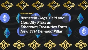 Bernstein Flags Yield and Liquidity Risks as Ethereum Treasuries Form New ETH Demand Pillar