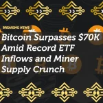 Bitcoin Surpasses $70K Amid Record ETF Inflows and Miner Supply Crunch