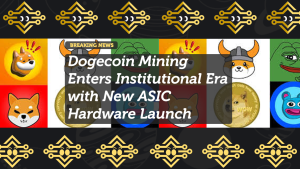 Dogecoin Mining Enters Institutional Era with New ASIC Hardware Launch