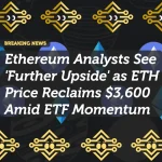Ethereum Analysts See 'Further Upside' as ETH Price Reclaims $3,600 Amid ETF Momentum