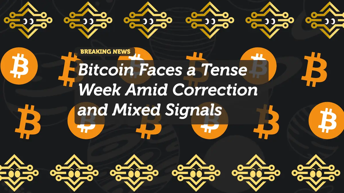 Bitcoin Faces a Tense Week Amid Correction and Mixed Signals | Market Outlook