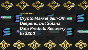 Crypto Market Sell-Off Deepens, but Solana Data Predicts Recovery to $200