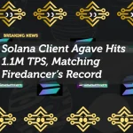 Solana Client Agave Hits 1.1M TPS, Matching Firedancer’s Record