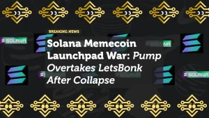Solana Memecoin Launchpad War: Pump Overtakes LetsBonk After Collapse