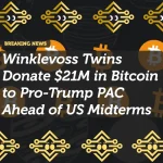 Winklevoss Twins Donate $21M in Bitcoin to Pro-Trump PAC Ahead of US Midterms
