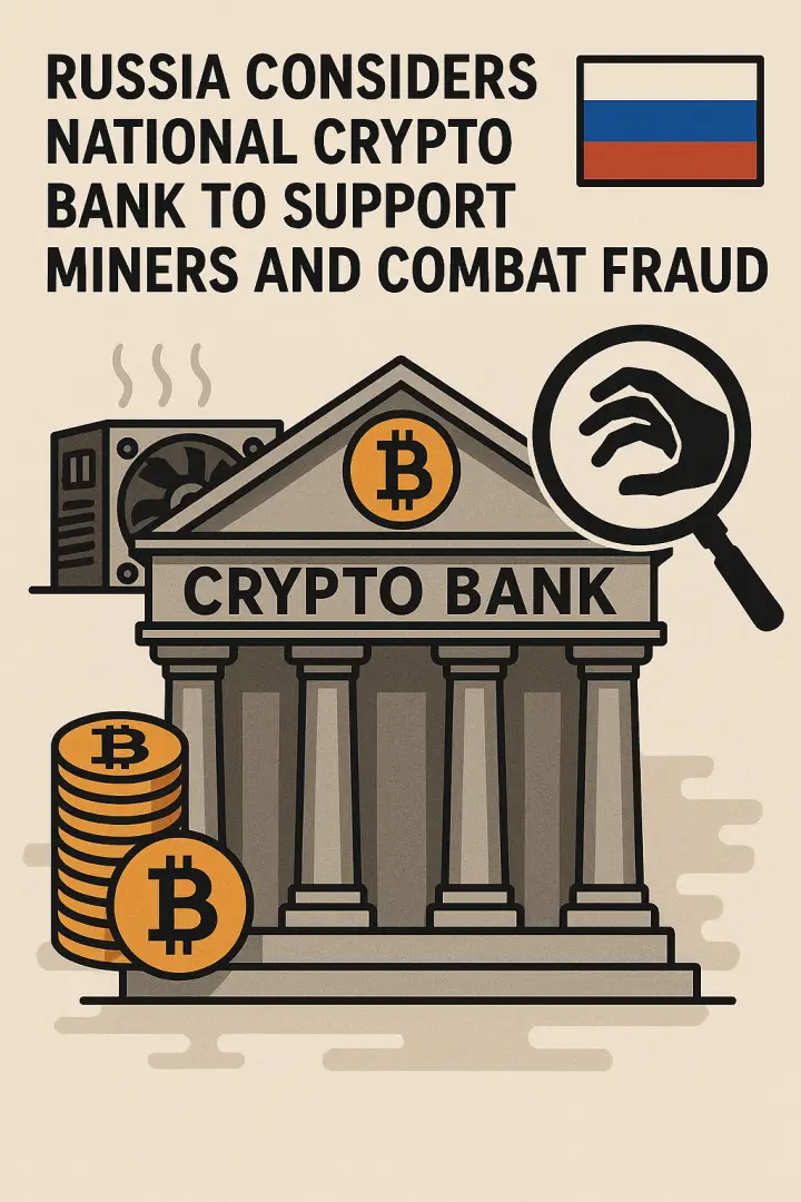Russia Considers National Crypto Bank to Support Miners and Combat Fraud