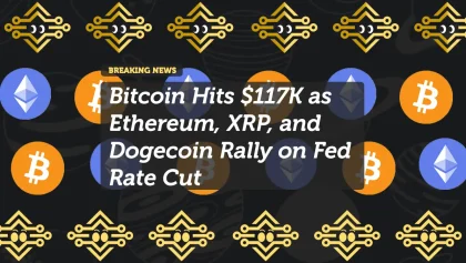 Bitcoin Hits $117K as Ethereum, XRP, and Dogecoin Rally on Fed Rate Cut