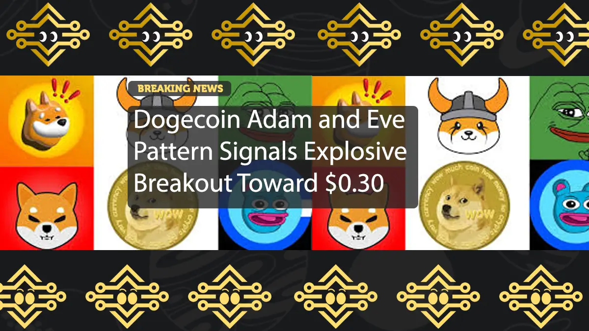 Dogecoin Adam and Eve Pattern Signals Explosive Breakout Toward $0.30