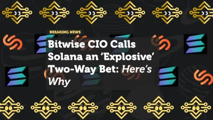 Bitwise CIO Calls Solana an ‘Explosive’ Two-Way Bet: Here’s Why