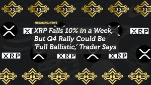 XRP Falls 10% in a Week, But Q4 Rally Could Be ‘Full Ballistic,’ Trader Says