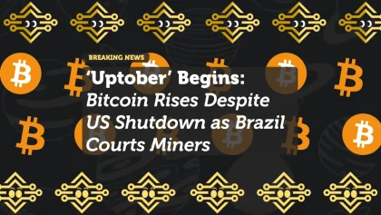‘Uptober’ Begins: Bitcoin Rises Despite US Shutdown as Brazil Courts Miners