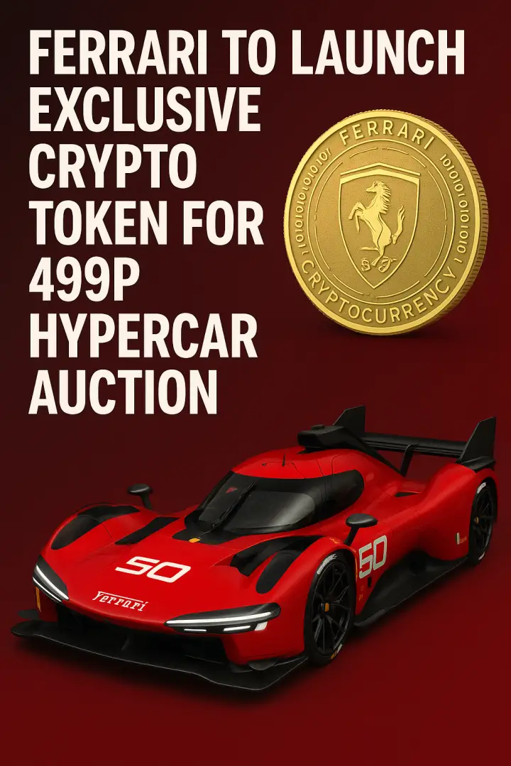 Ferrari to Launch Exclusive Crypto Token for 499P Hypercar Auction