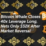 Bitcoin Whale Closes 40x Leverage Long, Nets Only $32K After Market Reversal