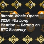Bitcoin Whale Opens $23M 40x Long Position — Betting on BTC Recovery