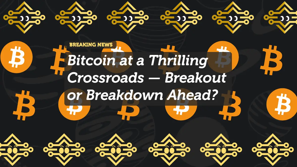 Bitcoin at a Thrilling Crossroads — Breakout or Breakdown Ahead?