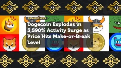 Dogecoin Explodes in 5,590% Activity Surge as Price Hits Make-or-Break Level