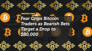 Fear Grips Bitcoin Traders as Bearish Bets Target a Drop to $80,000