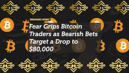 Fear Grips Bitcoin Traders as Bearish Bets Target a Drop to $80,000
