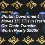 Bhutan Government Moves 175 ETH in Fresh On-Chain Transfer Worth Nearly $500K
