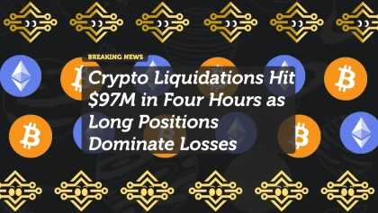 Crypto Liquidations Hit $97M in Four Hours as Long Positions Dominate Losses