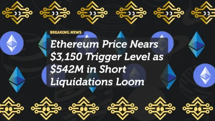 Ethereum Price Nears $3,150 Trigger Level as $542M in Short Liquidations Loom